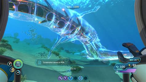 Just had a full size Ghost Leviathan spawn near my base. : subnautica