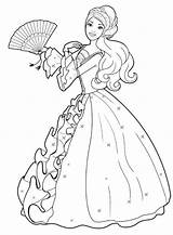 8 Printable Barbie Princess Coloring Pages >> Disney sketch template
