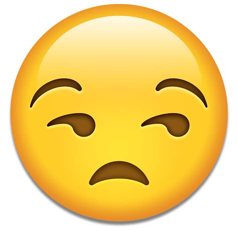 Unamused Face Emoji PNG | PNG All