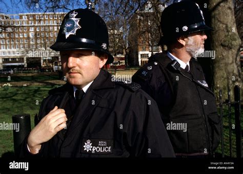 Police officers on duty London Stock Photo - Alamy