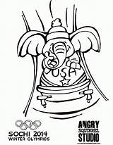 Winter Olympics Coloring Pages  Home sketch template