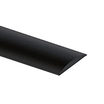 16.4 Feet Black Floor Transition Strip Self Adhesive Floor Cover Strip Seam Binder, 1.5" Wide ...