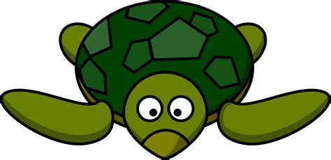 Clipart - Cartoon turtle