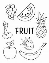 Free Vegetable And Fruit Coloring Pages For Kids ⋆ The Hollydog Blog sketch template