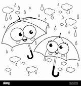 Rain Drop Coloring Page Sketch sketch template