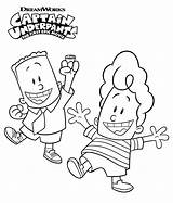 Captain Underpants Coloring Pages sketch template