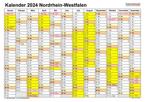 Kalender 2024 Mit Feiertagen Nrw Pdf - Fayth Jennica