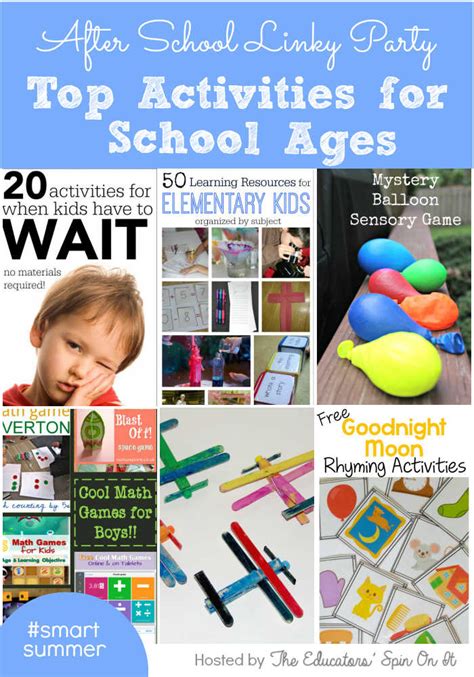 Top Activities for School Ages Week 30 - The Educators' Spin On It