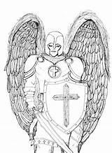 Guardian Angel Coloring Sheet Color Pages sketch template