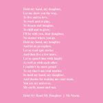 Hold My Hand, My Daughter | Ms Moem | Poems. Life. Etc.