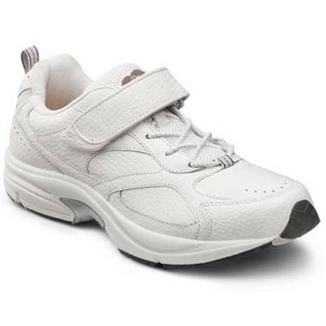 Dr. Comfort - Dr. Comfort Winner Men's Athletic Shoe: 12 Medium (B/D) White Elastic Lace w/Strap ...