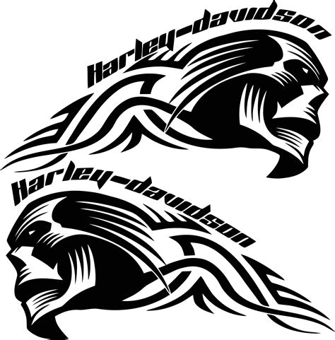 Harley Davidson Motorcycle Decal Car Logo Skull Moto - vrogue.co