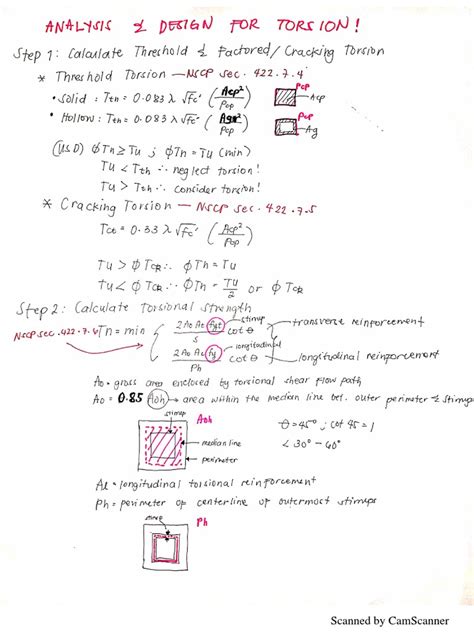 Design For Torsion | PDF