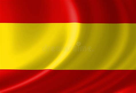 Spaanse vlag stock illustratie. Illustration of patriottisch - 6088080