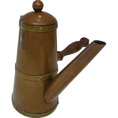 Vintage Copper Turkish Coffee Pot Wood Handle | Vintage copper, Vintage kitchenware, Turkish coffee