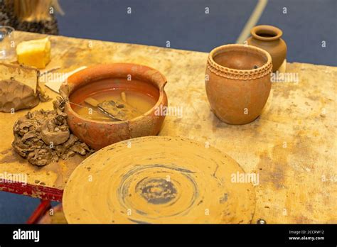 Old pottery tools hi-res stock photography and images - Alamy