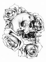 Magnoliajones  Skull tattoo Tattoo drawings coloring Pages sketch template