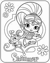 30 Magical Shimmer And Shine Coloring Pages sketch template