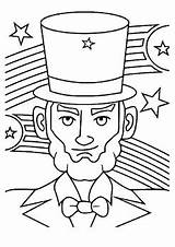 Abraham Lincoln Coloring By MrFitz  TPT sketch template