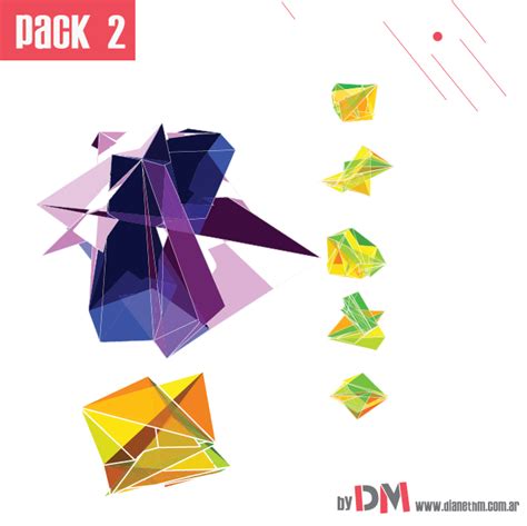 PACK 3D ABSTRACT SHAPES by MooNRed on DeviantArt