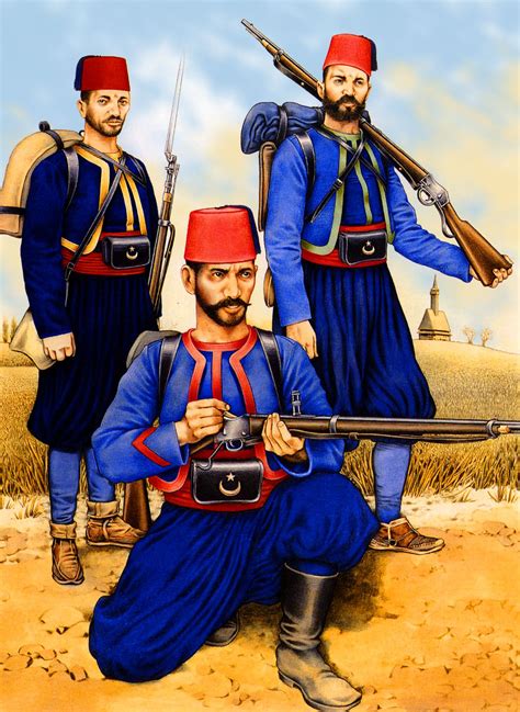 Turkish regular troops during The Russo-Turkish War 1877 | Ottoman empire, Turkish soldiers, War