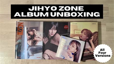 Jihyo Zone Album Unboxing [All Photobook & Digipack Versions] - YouTube