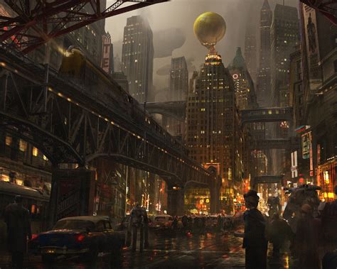 1280x1024 Dieselpunk City Concept Art Wallpaper,1280x1024 Resolution HD ...