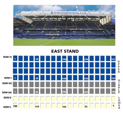 Seating Plan | Official Site | Chelsea Football Club