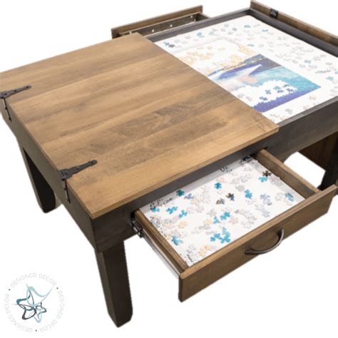 Jigsaw Puzzle Table |- Designed Decor