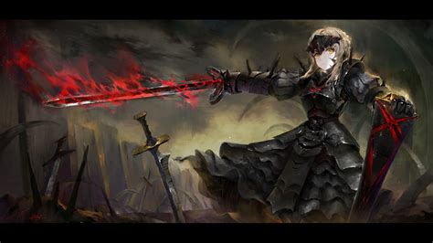 Saber Alter HD Wallpaper - Fate/Stay Night Epic Art by Cheon