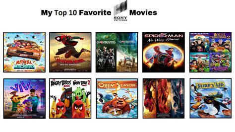 My Top 10 Favorite Sony Pictures Movies by jacobstout on DeviantArt