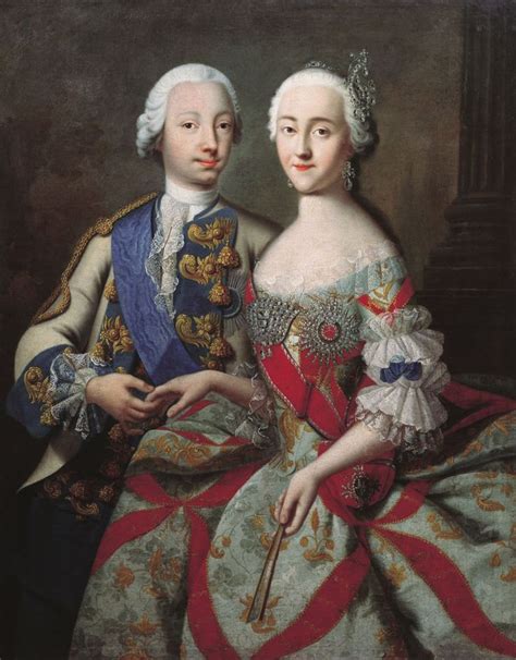 a painting of two people in formal dress