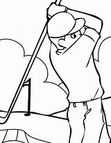 Golf Coloring Pages sketch template