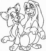 Fox And The Hound Coloring Sheet Pages sketch template