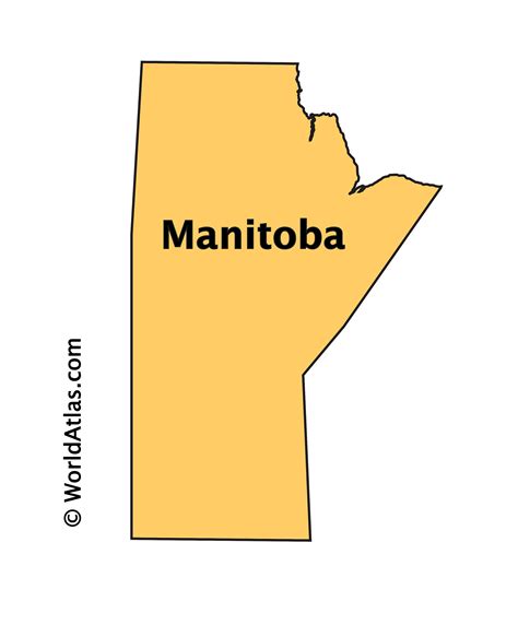 Province Of Manitoba Map - Briana Teresita