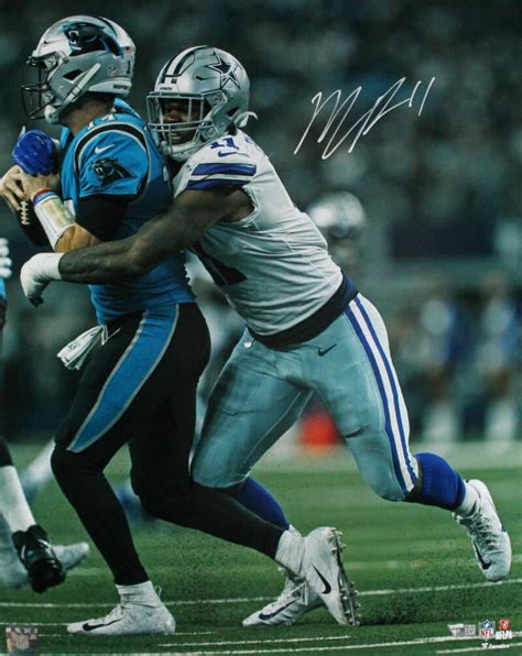 Micah Parsons Autographed Dallas Cowboys 16x20 Sack Photo- Fanatics *W ...