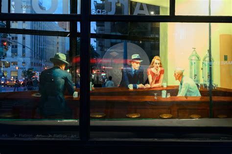 Famous 'Nighthawks' Painting Has Been Recreated As A 3D Installation In NYC | HuffPost