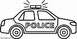 Police Car On The Road Coloring Page  ColoringAll sketch template