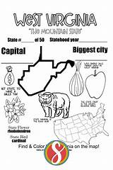 Free West Virginia Coloring Pages — Stevie Doodles sketch template
