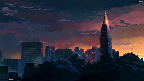 Anime Night City HD Wallpapers - Wallpaper Cave