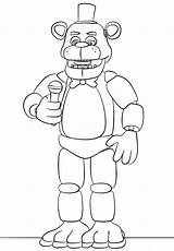 Free Printable Five Nights At Freddys FNAF Coloring Pages sketch template