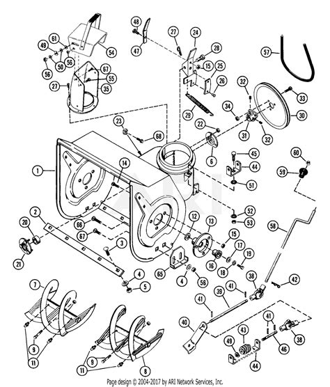 Ariens 924046 (014501 - ) ST524, 5hp Tec., 24" Blower Parts Diagram for ...