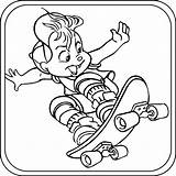 Skateboarding Coloring Pages Preschool  Kindergarten First Grade sketch template