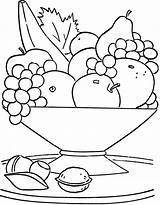 Fruit Bowl Coloring Page At GetColoringscom  Free Printable Colorings sketch template