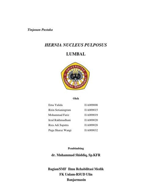 HNP Lumbal | PDF