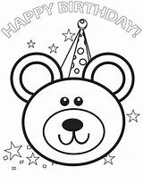 Happy Birthday Coloring Pages – Printable FREE sketch template