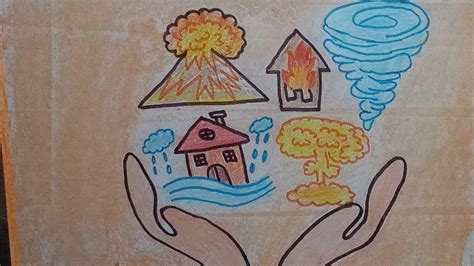 UN International Day of Natural Disaster Reduction Poster Drawing /World Calamity Control Day ...