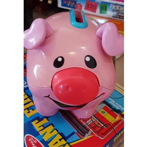 Fisher Price Laugh & Learn : Learning Piggy Bank Toy, Everything Else on Carousell