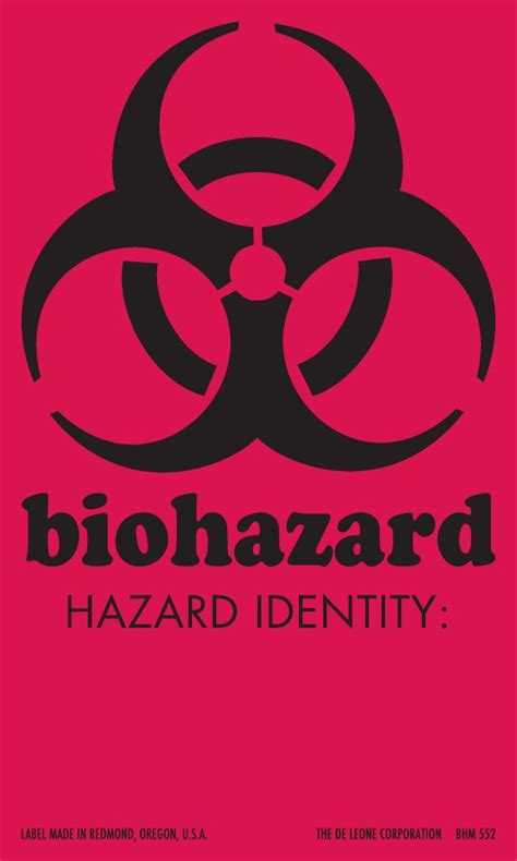 Biohazard Labels | 3" x 5" Biohazard Label | America's Finest Labels