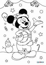 Mickey Winter Coloring Pages sketch template